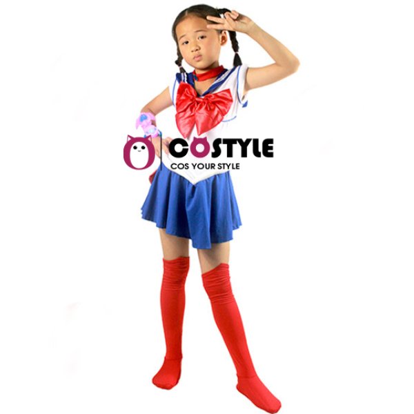 画像2: アニメ コスプレ 衣装 美少女戦士セーラームーン 月野うさぎ セーラームーン キッズ 子供 ジュニア セーラー戦士 漫画 コスプレ衣装 コスチューム コス レイヤーさん cosplay cos 完コス コミケ 衣装 仮装 学園祭 文化祭 ハロウィン halloween (2)