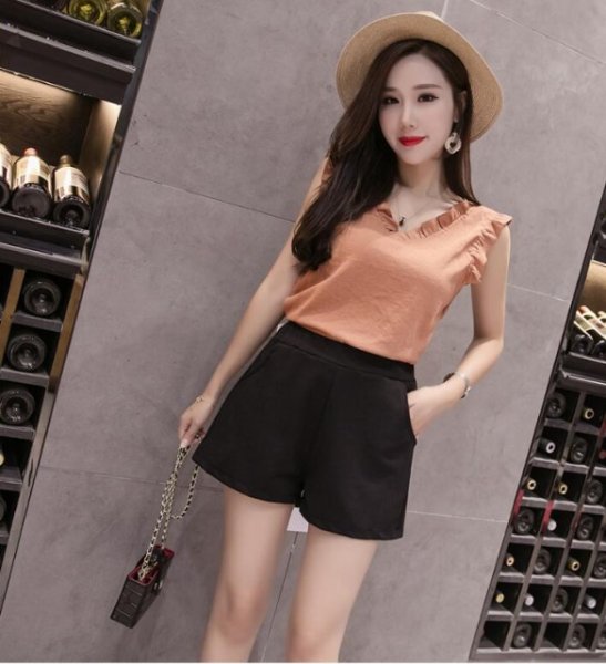 画像2: レディース ショートパンツ ハーフパンツ 短パン 膝上 スポーツ 運動 ルームウェア 部屋着 ランニング 通勤 日常 (2)