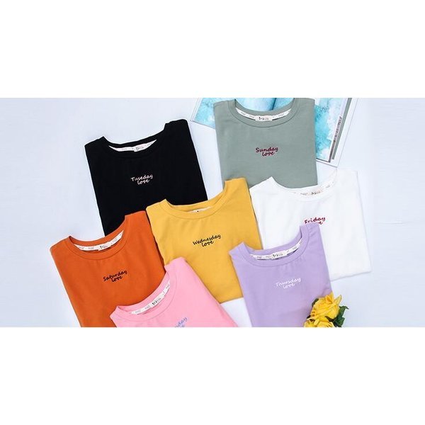 画像4: レディース tシャツ 綿 ショート トップス 半袖 シンプル 日常用 外出 旅行 通学通勤 人気 10代/20代/30代/40代 (4)