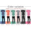 画像7: 【送料無料】　 Tシャツ　接触冷感 　ドライ　ストレッチ　涼しい　レディース　 半袖　スポーツシャツ (7)