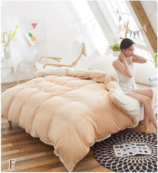 画像14: 軽くて肌触りやわらか☆  年中セール 布団カバー マイクロファイバー掛け 秋冬毛布 ブランケット シングル/ダブルサイズ 暖かい寝具 ご注意:在庫切れのカラーがあります。 (14)