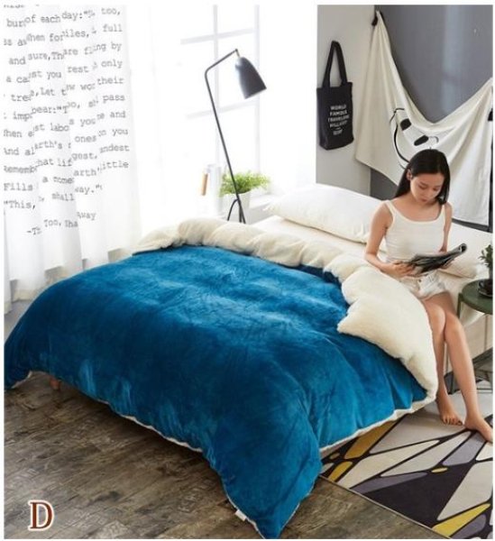 画像12: 軽くて肌触りやわらか☆  年中セール 布団カバー マイクロファイバー掛け 秋冬毛布 ブランケット シングル/ダブルサイズ 暖かい寝具 ご注意:在庫切れのカラーがあります。 (12)