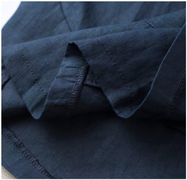 画像15: 夏素材の代名詞、清涼感溢れるリネン  赤字セール☆ 送料無料 短納期 リネン スカート ロング ハイウエスト タック入り ウエストゴム 麻100% 無地 レデ (15)