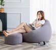 画像3: インテリアの新品オススメ LAZY SOFA 取り外す可能 一人掛け 北欧風 丸め 無地 ベロア調 おしゃれ インテリア リラックスグッズ (3)