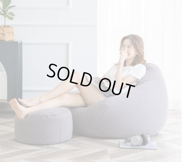 画像3: インテリアの新品オススメ LAZY SOFA 取り外す可能 一人掛け 北欧風 丸め 無地 ベロア調 おしゃれ インテリア リラックスグッズ (3)