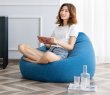 画像2: インテリアの新品オススメ LAZY SOFA 取り外す可能 一人掛け 北欧風 丸め 無地 ベロア調 おしゃれ インテリア リラックスグッズ (2)