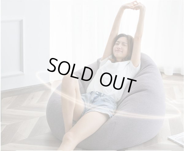 画像4: インテリアの新品オススメ LAZY SOFA 取り外す可能 一人掛け 北欧風 丸め 無地 ベロア調 おしゃれ インテリア リラックスグッズ (4)