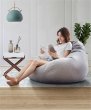 画像1: インテリアの新品オススメ LAZY SOFA 取り外す可能 一人掛け 北欧風 丸め 無地 ベロア調 おしゃれ インテリア リラックスグッズ (1)