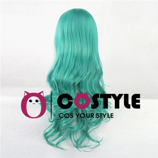 画像2: アニメ コスプレウィッグ ネット付き 美少女戦士 セーラームーン セーラーネプチューン wig キャラクター 漫画 二次元髪型 かつら コス レイヤーさん cosplay  cos 完コス コミケ 衣装 仮装 変装 学園祭 文化祭 (2)