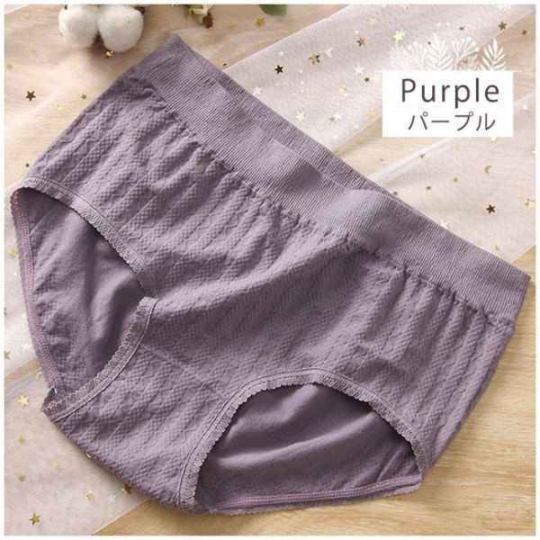 画像7: 3枚セット メール便可 送料無料  ショーツ ストレッチ グーンと伸びる 軽い 色異なる レース 深ばき レディース 下着 パンツ (7)