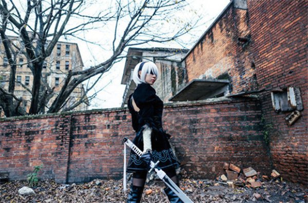 画像5: ゲーム コスプレ 衣装 NieR:Automata ニーアオートマタ 2B ヨルハ二号 B型 コスプレ衣装 ワンピース コスチューム コス レイヤーさん cosplay cos 完コス コミケ 衣装 仮装 学園祭 文化祭 (5)