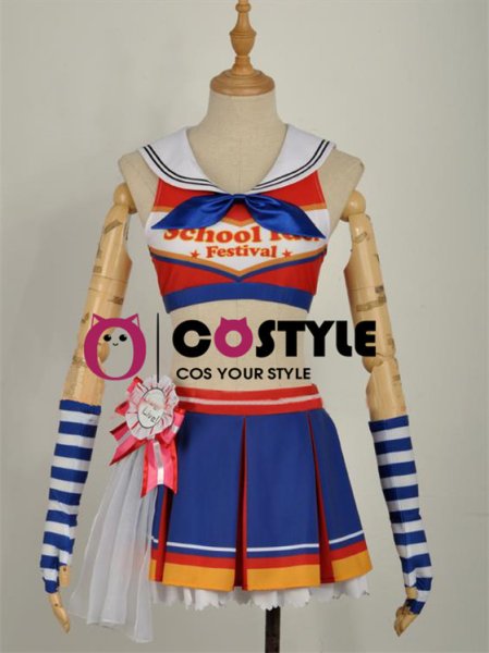 画像2: アイドル アニメ love live! ラブライブ!サンシャイン!! Aqours スクフェス 黒澤ダイヤ くろさわだいや AZALEA チアガール編 覚醒後 応援団 sunshine コスプレ衣装 コスチューム コス レイヤーさん cosplay cos コミケ 衣装 仮装 余興 宴会 学園祭 文化祭 (2)