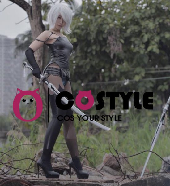 画像2: ゲーム コスプレ 衣装 NieR:Automata ニーアオートマタ A2 ヨルハ二号 A型 コスプレ衣装 ワンピース コスチューム　コス レイヤーさん　cosplay　cos　完コス　コミケ 衣装 仮装 学園祭 文化祭 (2)