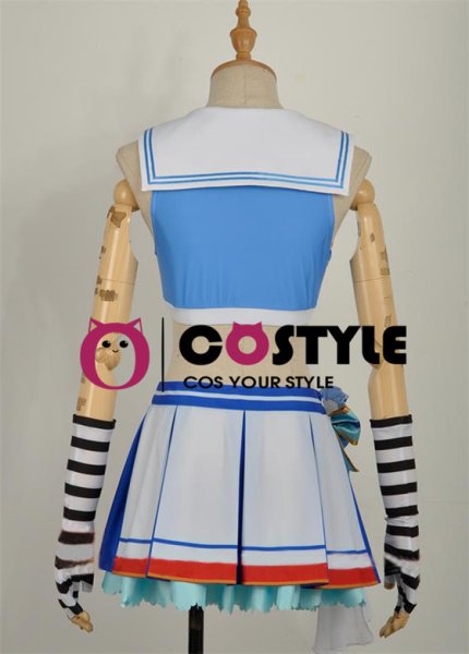 画像4: アイドル アニメ love live! ラブライブ!サンシャイン!! Aqours スクフェス 渡辺曜 わたなべよう CYaRon! チアガール編 覚醒後 応援団 sunshine コスプレ衣装 コスチューム コス レイヤーさん cosplay cos コミケ 衣装 仮装 余興 宴会 学園祭 文化祭 (4)