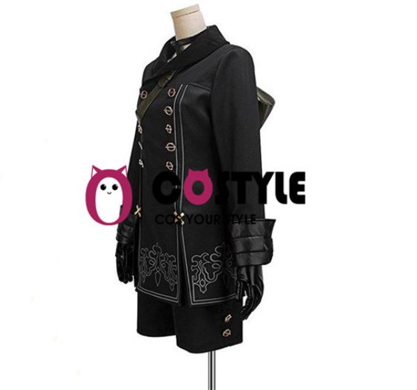 画像3: ゲーム コスプレ 衣装 NieR:Automata ニーアオートマタ 9S ヨルハ九号 S型 コスプレ衣装 ワンピース コスチューム コス レイヤーさん cosplay cos 完コス コミケ 衣装 仮装 学園祭 文化祭 (3)
