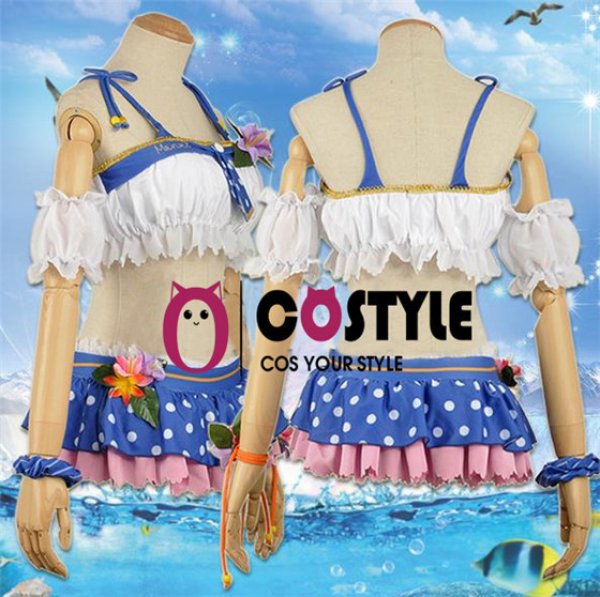 画像5: アイドル アニメ love live! ラブライブ!サンシャイン!!  Aqours スクフェス 黒澤ルビィ 水着編 覚醒後  ビキニ 水着 コスプレ衣装 コスチューム コス レイヤーさん cosplay cos 完コス コミケ 衣装 仮装 余興 宴会 学園祭 文化祭 (5)