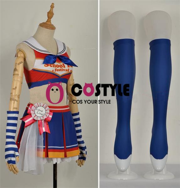 画像4: アイドル アニメ love live! ラブライブ!サンシャイン!! Aqours スクフェス 黒澤ダイヤ くろさわだいや AZALEA チアガール編 覚醒後 応援団 sunshine コスプレ衣装 コスチューム コス レイヤーさん cosplay cos コミケ 衣装 仮装 余興 宴会 学園祭 文化祭 (4)