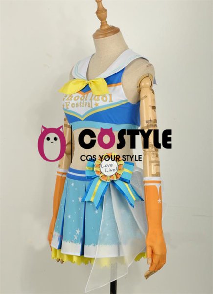 画像5: アイドル アニメ love live! ラブライブ!サンシャイン!! Aqours スクフェス 松浦果南 まつうらかなん AZALEA チアガール編 覚醒後 応援団 sunshine コスプレ衣装 コスチューム コス レイヤーさん cosplay cos コミケ 衣装 仮装 余興 宴会 学園祭 文化祭 (5)