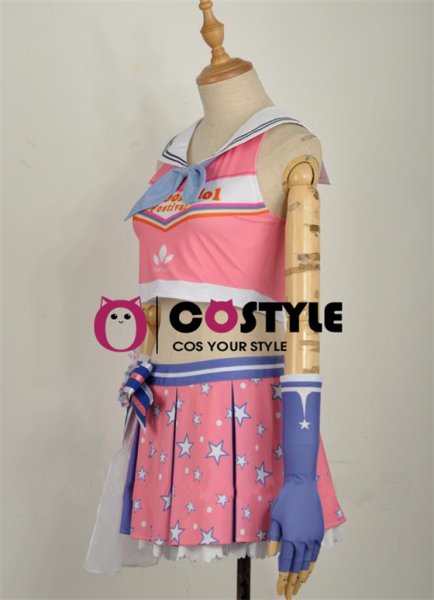 画像6: アイドル アニメ love live! ラブライブ!サンシャイン!! Aqours スクフェス 桜内梨子 さくらうちりこ Guilty_Kiss チアガール編 覚醒後 応援団 sunshine コスプレ衣装 コスチューム コス レイヤーさん cosplay cos コミケ 衣装 仮装 余興 宴会 学園祭 文化祭 (6)