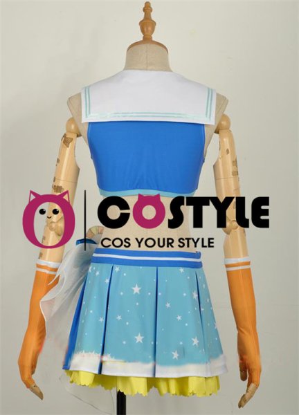画像6: アイドル アニメ love live! ラブライブ!サンシャイン!! Aqours スクフェス 松浦果南 まつうらかなん AZALEA チアガール編 覚醒後 応援団 sunshine コスプレ衣装 コスチューム コス レイヤーさん cosplay cos コミケ 衣装 仮装 余興 宴会 学園祭 文化祭 (6)