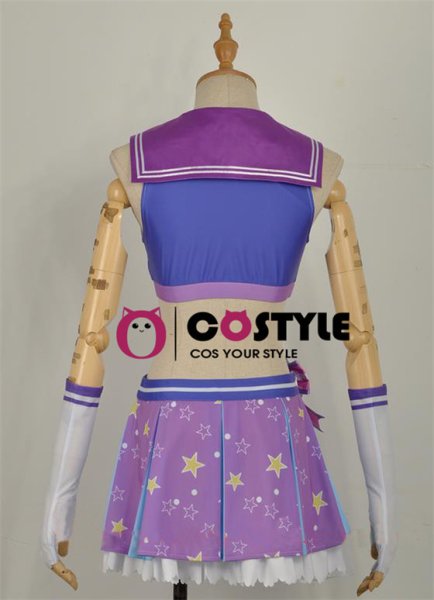 画像6: アイドル アニメ love live! ラブライブ!サンシャイン!! Aqours スクフェス 小原鞠莉 おはらまり チアガール編 覚醒後 応援団 sunshine コスプレ衣装 コスチューム コス レイヤーさん cosplay cos コミケ 衣装 仮装 余興 宴会 学園祭 文化祭 (6)