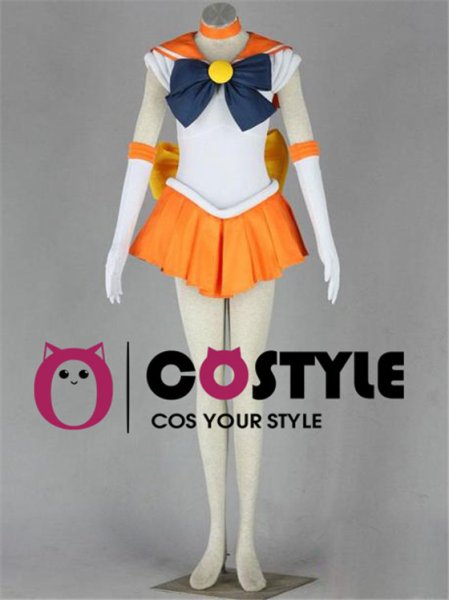 画像2: アニメ コスプレ 衣装 美少女戦士セーラームーン セーラーヴィーナス 愛野美奈子 漫画 コスプレ衣装 コスチューム コス レイヤーさん cosplay cos 完コス コミケ 衣装 仮装 学園祭 文化祭 ハロウィン halloween セーラー服 (2)