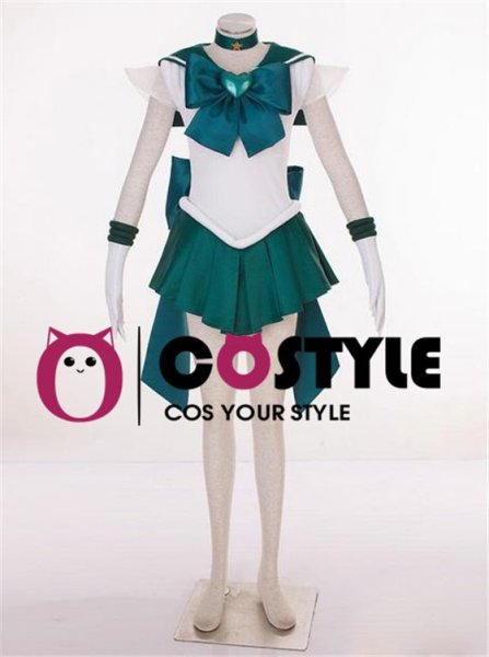 画像2: アニメ コスプレ 衣装 美少女戦士セーラームーン スーパーセーラーネプチューン 海王みちる 漫画 コスプレ衣装 コスチューム コス レイヤーさん cosplay cos 完コス コミケ 衣装 仮装 学園祭 文化祭 ハロウィン halloween セーラー服 (2)