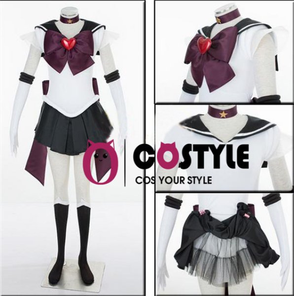 画像2: アニメ コスプレ 衣装 美少女戦士セーラームーン スーパーセーラープルート 冥王せつな 漫画 コスプレ衣装 コスチューム コス レイヤーさん cosplay cos 完コス コミケ 衣装 仮装 学園祭 文化祭 ハロウィン halloween セーラー服 (2)