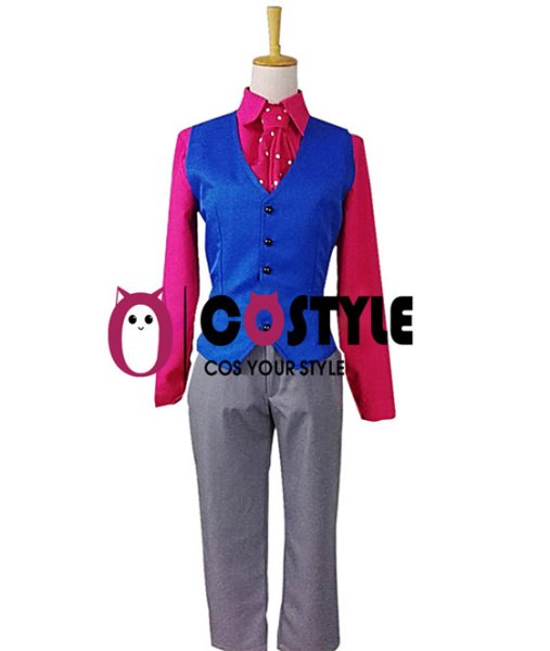 画像2: アプリ ゲーム コスプレ 衣装 A3! エースリー 茅ヶ崎至 ちがさきいたる 帽子屋 不思議の国の青年アリス 春組 コスプレ衣装 コスチューム コス レイヤーさん cosplay cos 完コス コミケ 衣装 仮装 学園祭 文化祭 (2)