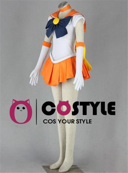 画像3: アニメ コスプレ 衣装 美少女戦士セーラームーン セーラーヴィーナス 愛野美奈子 漫画 コスプレ衣装 コスチューム コス レイヤーさん cosplay cos 完コス コミケ 衣装 仮装 学園祭 文化祭 ハロウィン halloween セーラー服 (3)
