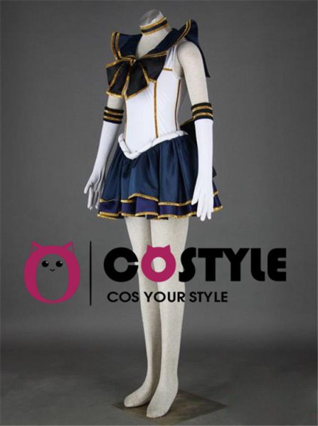 画像3: アニメ コスプレ 衣装 美少女戦士セーラームーン セーラープルート 冥王せつな 漫画 コスプレ衣装 コスチューム コス レイヤーさん cosplay cos 完コス コミケ 衣装 仮装 学園祭 文化祭 ハロウィン halloween セーラー服 (3)