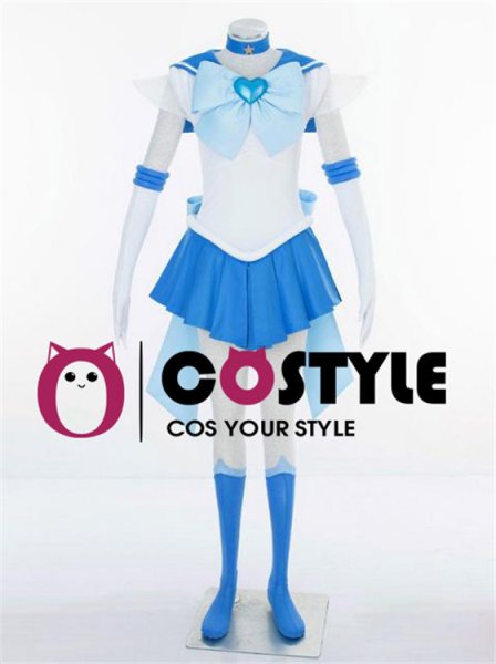 画像3: アニメ コスプレ 衣装 美少女戦士セーラームーン スーパーセーラーマーキュリー 水野亜美 漫画 コスプレ衣装 コスチューム コス レイヤーさん cosplay cos 完コス コミケ 衣装 仮装 学園祭 文化祭 ハロウィン halloween セーラー服 (3)