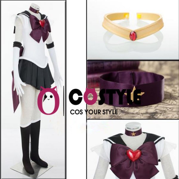 画像3: アニメ コスプレ 衣装 美少女戦士セーラームーン スーパーセーラープルート 冥王せつな 漫画 コスプレ衣装 コスチューム コス レイヤーさん cosplay cos 完コス コミケ 衣装 仮装 学園祭 文化祭 ハロウィン halloween セーラー服 (3)