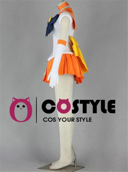 画像4: アニメ コスプレ 衣装 美少女戦士セーラームーン セーラーヴィーナス 愛野美奈子 漫画 コスプレ衣装 コスチューム コス レイヤーさん cosplay cos 完コス コミケ 衣装 仮装 学園祭 文化祭 ハロウィン halloween セーラー服 (4)