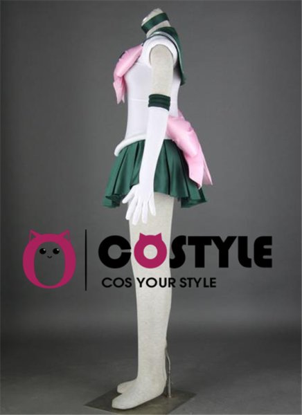 画像4: アニメ コスプレ 衣装 美少女戦士セーラームーン セーラージュピター 木野まこと 漫画 コスプレ衣装 コスチューム コス レイヤーさん cosplay cos 完コス コミケ 衣装 仮装 学園祭 文化祭 ハロウィン halloween セーラー服 (4)