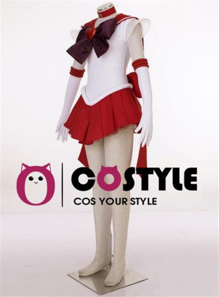 画像4: アニメ コスプレ 衣装 美少女戦士セーラームーン スーパーセーラーマーズ 火野レイ 漫画 コスプレ衣装 コスチューム コス レイヤーさん cosplay cos 完コス コミケ 衣装 仮装 学園祭 文化祭 ハロウィン halloween セーラー服 (4)