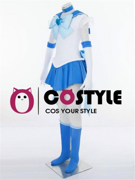画像5: アニメ コスプレ 衣装 美少女戦士セーラームーン スーパーセーラーマーキュリー 水野亜美 漫画 コスプレ衣装 コスチューム コス レイヤーさん cosplay cos 完コス コミケ 衣装 仮装 学園祭 文化祭 ハロウィン halloween セーラー服 (5)