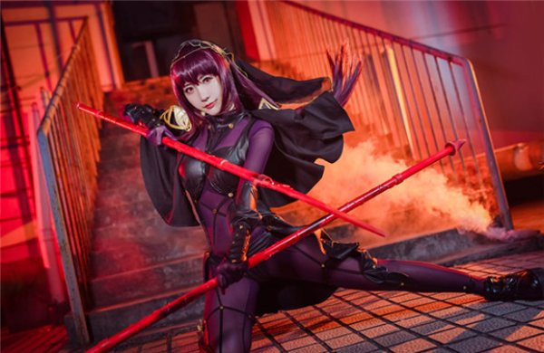 画像2: 送料無料 ゲーム アプリ コスプレ 衣装 Fate/GrandOrder Fate FGO スカサハ コスプレ衣装 ドレス コスチューム コス レイヤーさん cosplay cos 完コス コミケ 衣装 仮装  学園祭 文化祭 大人用 (2)