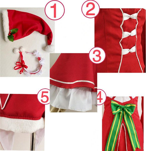 画像7: アニメ コスプレ 衣装 Re:ゼロから始める異世界生活 christmas Xmas クリスマス 仮装 リゼロ ラム レム メイド 漫画 キャラクター コスプレ衣装 コスチューム コス レイヤーさん cosplay cos 完コス コミケ 衣装 仮装 学園祭 文化祭 大人用 (7)