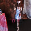 画像1: ハロウィン ゾンビ 花嫁 コスチューム コスプレ衣装 仮装 ハロウィーン 花嫁 halloween パーティー ハロウィン衣装　血まみれ仮装 パーティー 女性 ホラー 怖い系 個性的 パーティー ハロウィン衣装　血まみれ仮装 怖い系 個性的 衣装　仮装　大人 魔女 制服 (1)