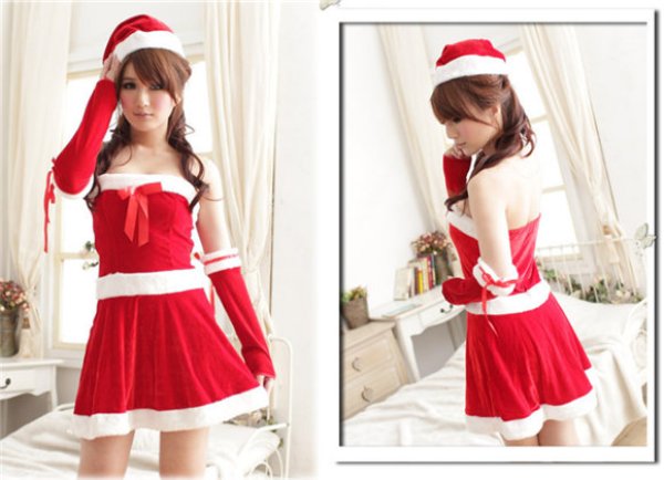 画像3: クリスマスツリー コスプレ衣装 ツリー レディース 女性 セクシー christmas Xmas 仮装 コスプレ コスチューム サンタ サンタクロースセクシー ダンス衣装 学芸会 演劇 発表会 パーティー イベント (3)