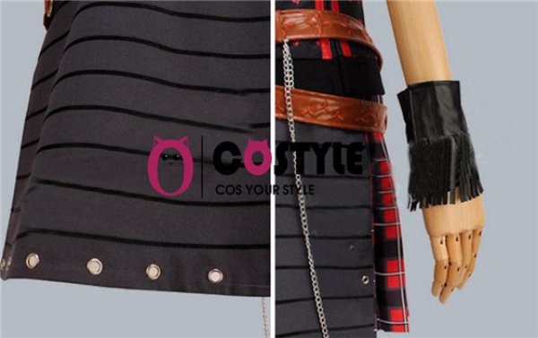 画像4: FFXV  FF15 ファイナルファンタジー 15 FINAL FANTASY XV イリス・アミシティア Iris Amicitia ゲーム コスプレ衣装 コスチューム コス レイヤーさん cosplay cos コミケ 衣装 仮装 学園祭 文化祭 (4)