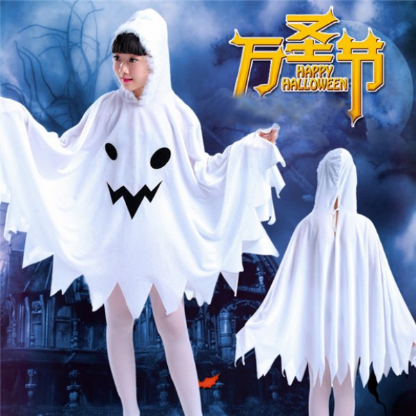 画像4: ハロウィン 仮装 お化け 大人用 子供用 コスプレ衣装 コスチューム衣装 マント コスプレ 死神 悪魔 マント 女王様 ファッション 道具 大人 グッズ 女性 女の子 イベント (4)