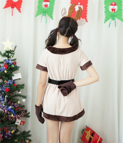 画像4: 【送料無料】クリスマスツリー コスプレ衣装 ツリー レディース 女性 セクシー christmas Xmas 仮装 コスプレ コスチューム サンタ サンタクロースセクシー ダンス衣装 学芸会 演劇 発表会 パーティー イベント (4)