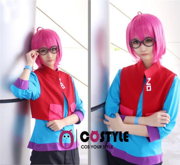 画像7: アニメ コスプレ 凹凸世界 おうとつせかい 紫堂幻(しどうげん) アニメ キャラクター コスプレ衣装  コスチューム コス レイヤーさん cosplay cos 完コス コミケ 衣装 仮装 学園祭 文化祭 (7)