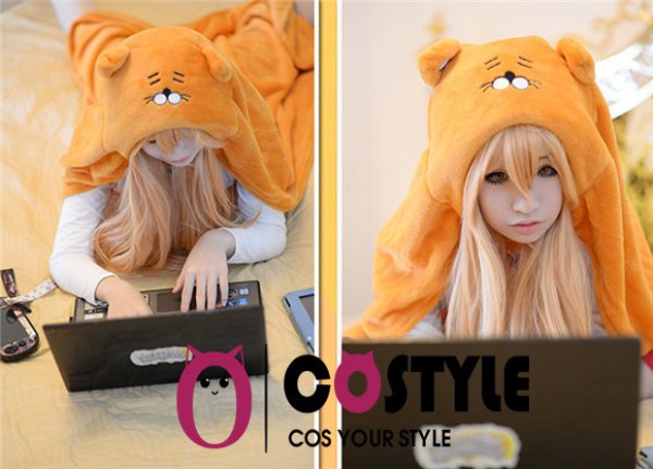 画像5: アニメ コスプレ 干物妹!うまるちゃん 土間埋 どまうまる フード付き ハムスター マント ケープ 帽子付き コスチューム コス レイヤーさん cosplay cos 完コス コミケ 衣装 仮装 学園祭 文化祭 大人用 (5)