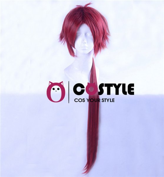 画像2: アプリ ゲーム コスプレ 耐熱 ウィッグ ネット付き 刀剣乱舞 蜻蛉切 とんぼきり wig キャラクター 二次元髪型 かつら コス レイヤーさん cosplay cos 完コス コミケ 衣装 仮装 変装 (2)