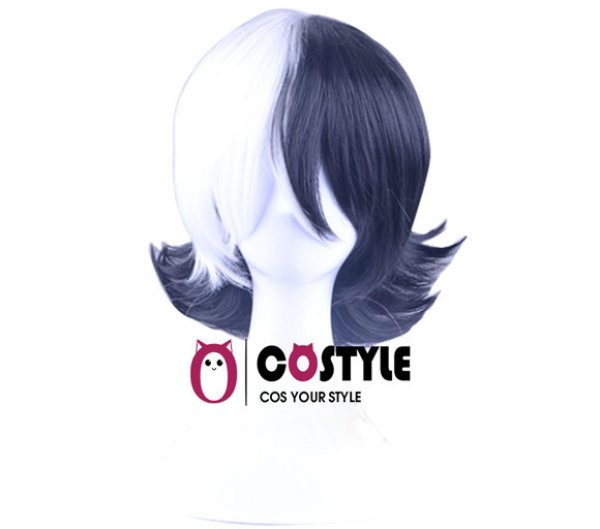 画像2: アプリ ゲーム コスプレ 耐熱 ウィッグ ネット付き ブラック・ジャック B・J wig キャラクター 二次元髪型 かつら コス レイヤーさん cosplay cos 完コス コミケ 衣装 仮装 変装 (2)