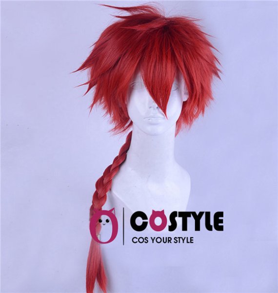 画像2: ゲーム コスプレ 耐熱 ウィッグ ネット付き アレキサンダー Fate/GrandOrder Fate シリーズ アニメ 漫画 wig キャラクター 二次元髪型 かつら コス レイヤーさん cosplay cos 完コス コミケ 衣装 仮装 変装 (2)