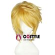 画像2: アニメ コスプレウィッグ ネット付き VOCALOID2　ボーカロイド 2 鏡音レン かがみねれん wig キャラクター 二次元髪型　かつら　コス レイヤーさん　cosplay　cos　完コス　コミケ 衣装　仮装　変装　学園祭　文化祭 (2)